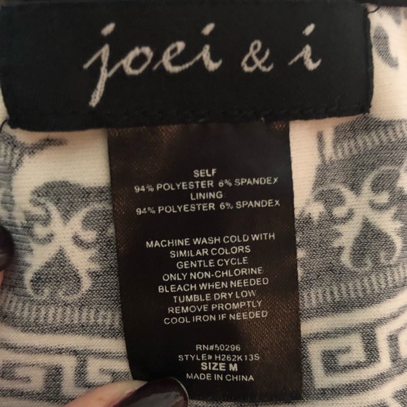 Black and white sleeveless dress - Picture 3 of 3